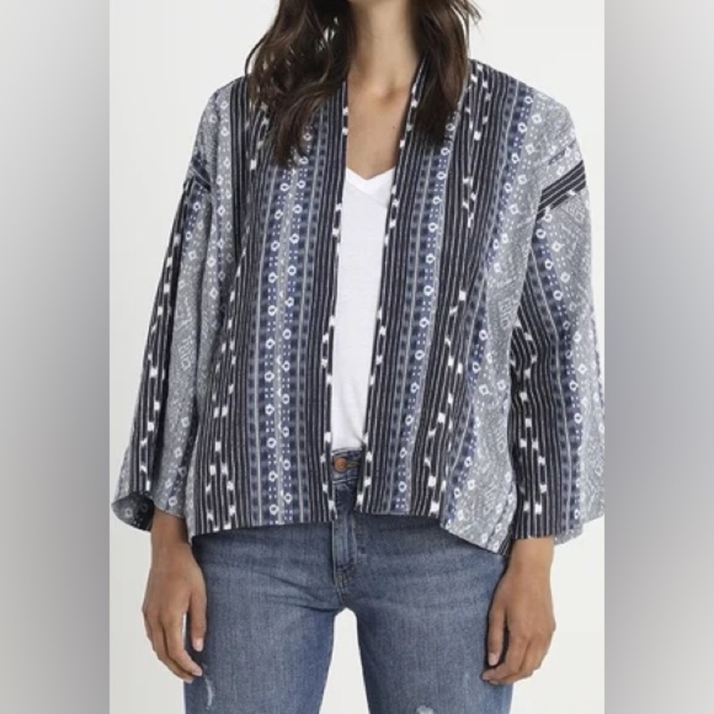GAP IKAT OPEN KOMONO SWING JACKET